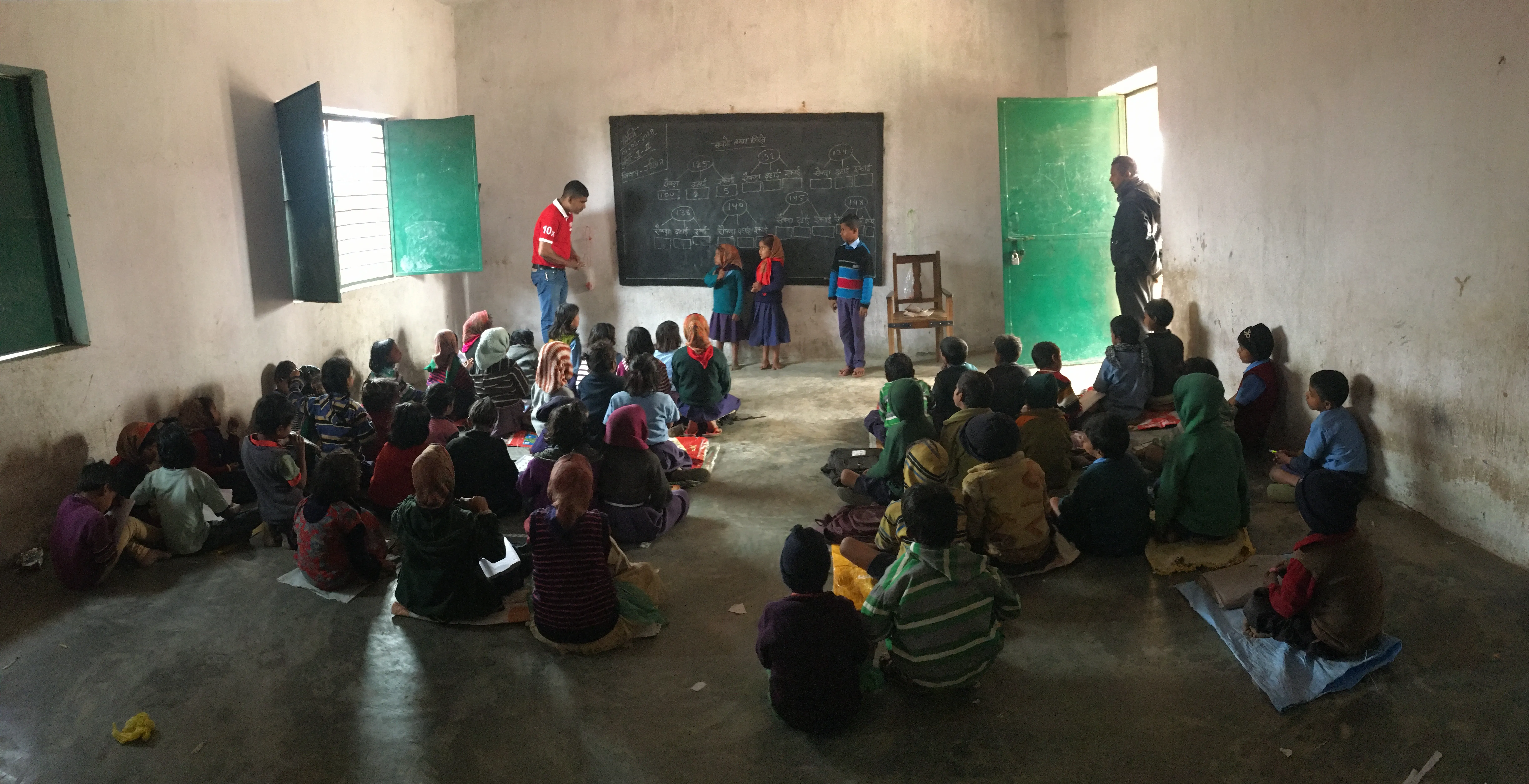 A classroom at a school Neeyah has seen in person